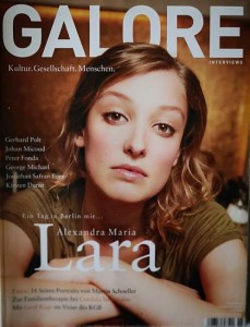 ALEXANDRA MARIA LARA auf dem Cover der GALORE - 2006