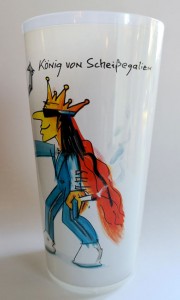 Tour- Souvenir - UDO LINDENBERG - Becher "König von Scheißegalien"